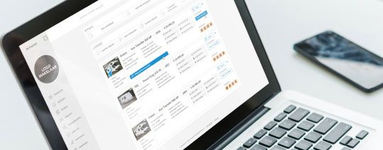 Softwarepakket voor caravanmakelaars